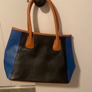 Neiman Marcus Black Leather Tote Bag